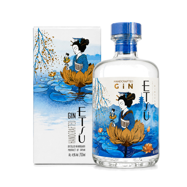 ETSU HANDCRAFTED JAPANESE GIN 43% 0,7L