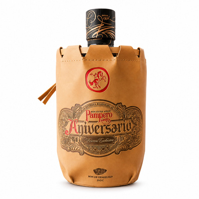 RUM PAMPERO ANIVERSARIO LEATHER BAG 40%  0,7L