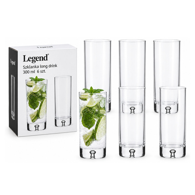 Szklanka long drink Legend 300 ml 6 szt