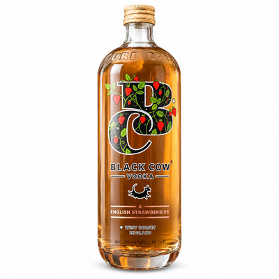 BLACK COW STRAWBERRY VODKA 37,5%  0,7L