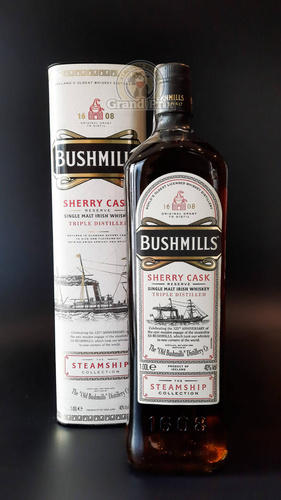 WHISKY BUSHMILL'S STEAMSHIP SHERRY CASK 40% 1L