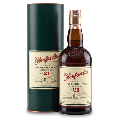 WHISKY GLENFARCLAS 21YO  43%  0,7L