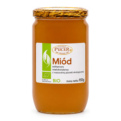 MIÓD PUCER WIELOKWIATOWY EKO 950g