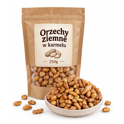 Orzechy ziemne w karmelu 250g