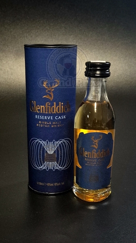 Mini. Whisky GLENFIDDICH RESERVE CASK SHERRY 40% 50ML