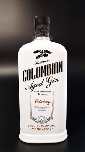GIN DICTADOR ORTODOXY COLOMBIAN AGED WHITE 43%  0.7L