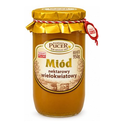 MIÓD PUCER WIELOKWIATOWY 950g