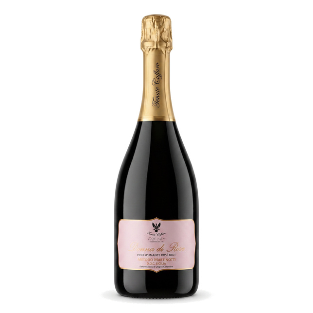 Wino mus. Tenute Cuffaro di Filippo Cuffaro DONNA DI ROSE VINO SPUMANTE BRUT DOC 2022 BIO 0,75L