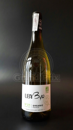 UBY No.21 BLANC SEC-ORGANIC COTES DE GASCOGNE 2019 11% 0,75L