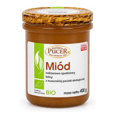 MIÓD PUCER LEŚNY EKO 400g