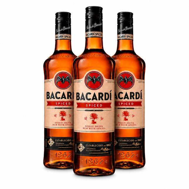 Rum BACARDI CARTA SPICED 35% 0,7l 3 butelki