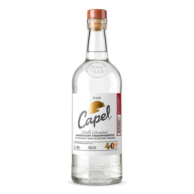 BRANDY PISCO CAPEL DOBLE DESTILADO 40% 0,7L