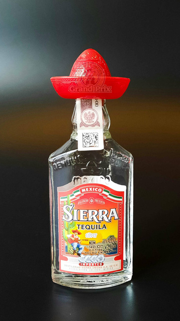 Mini TEQUILA SIERRA SILVER  38%  50ML