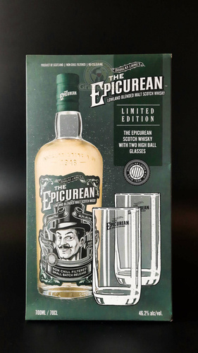 THE EPICUREAN DOUGLAS LAING'S BLEND  46,2%  0,7L + SZKLANKI
