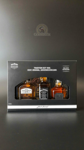 JACK DANIEL'S MINI SET JACK/GENTLEMAN/SINGLE BARREL (3*50ML) 41,67%  0,15L