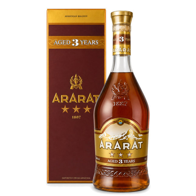BRANDY ARARAT 3YO 40% 0,7L