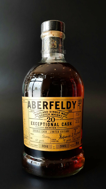 WHISKY ABERFELDY 20YO DOUBLE CASK 54% 0,7L (CASK NR.118)