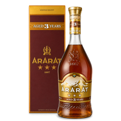 BRANDY ARARAT 3YO 40% 0,7L