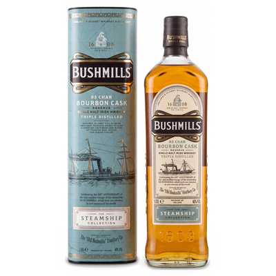 WHISKY BUSHMILLS STEAMSHIP BOURBON CASK 40% 1L