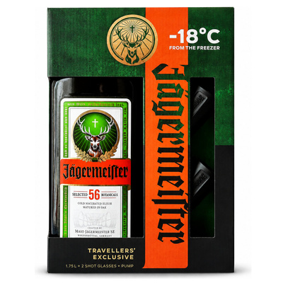 LIKIER JAGERMEISTER 35% 1,75L PUMP PACK