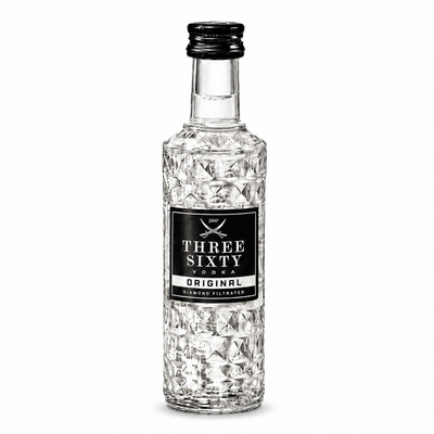 Mini Wódka Three Sixty Vodka 0,04 L 37,5%