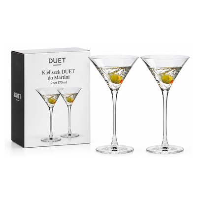 Kieliszek DUET do Martini 2 szt 170 ml