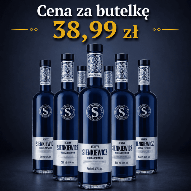 Wódka Sienkiewicz 0,5l 6 butelek
