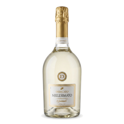 Wino mus. DEDICATO MILLESIMATO EXTRA DRY VINO SPUMANTE 2021 0,75L