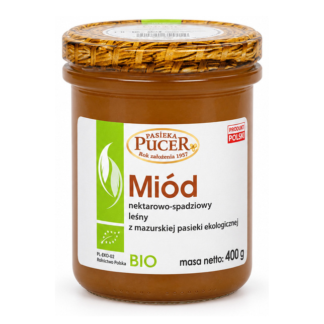 MIÓD PUCER LEŚNY EKO 400g