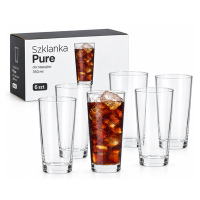 Szklanka Pure do napojów 350 ml 6 szt