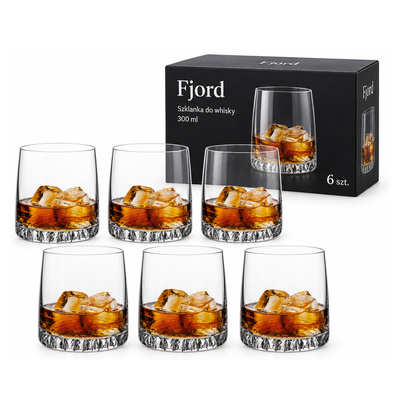 Szklanka Fjord do whisky 300 ml 6 szt