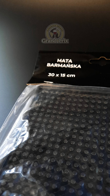 Mata barowa gumowa czarna 30 x 15 cm