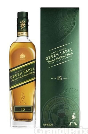 JOHNNIE WALKER GREEN LABEL 15YO 43% 0,7L