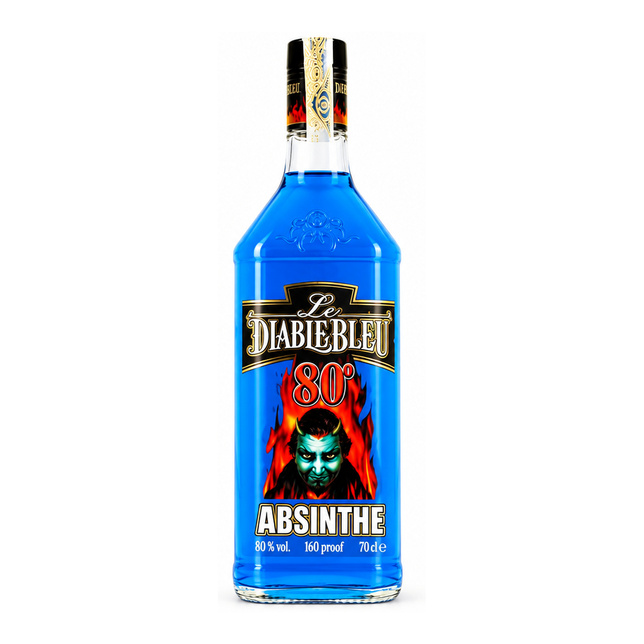 Absynt Absinthe le Diable Bleu 80% 0,7 L
