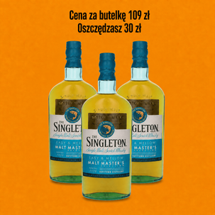 Whisky Singleton 0,7 40% MALT MASTER 3 butelki