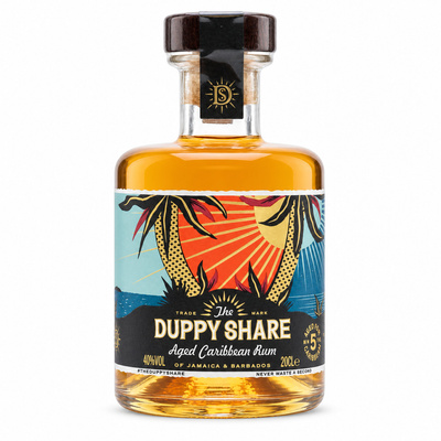 Mini. Rum Duppy Share Aged 40% 0,2 L