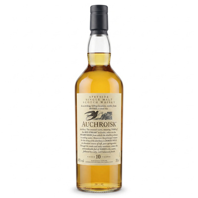 WHISKY AUCHROISK 10YO FLORA &amp; FAUNA 43%  0,7L