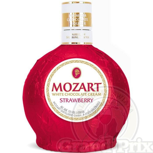 MOZART WHITE CHOCOLATE CREAM STRAWBERRY 15% 0,5L