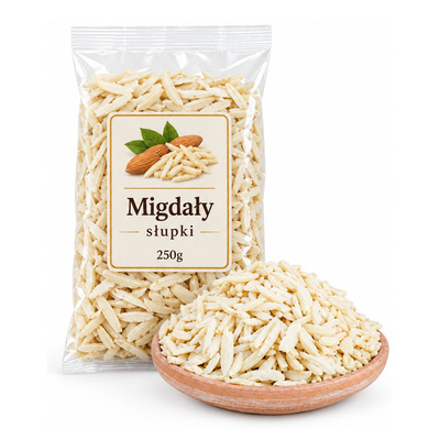 Migdały słupki 250g