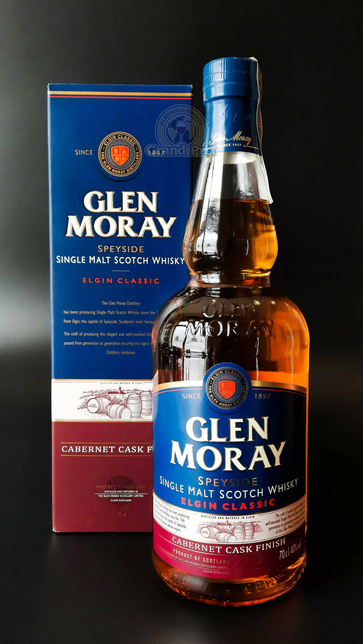 WHISKY GLEN MORAY CABERNET CASK 40% 0,7L