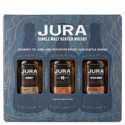 ISLE OF JURA - 10YO/JOURNEY/SEVEN WOOD (3*50ML) 40,67% 0,15L