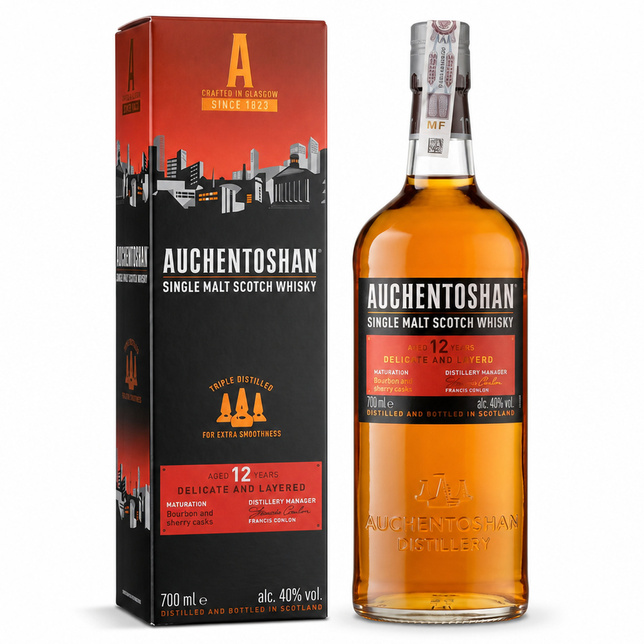 WHISKY AUCHENTOSHAN 12YO 40% 0,7L