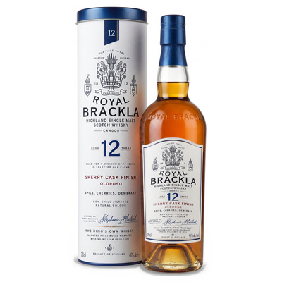 ROYAL BRACKLA 12YO OLOROSO SHERRY CASK FINISH 46% 0,7L