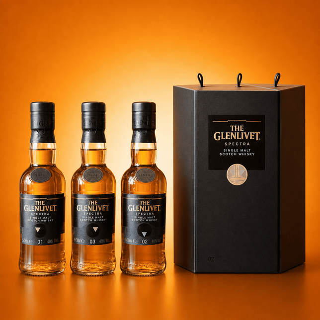 Mini WHISKY GLENLIVET SPECTRA (3*0,2L) 40% 0,6L