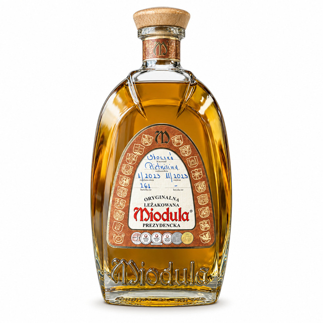 WÓDKA MIODULA PREZYDENCKA 0.5L BUT. 40%