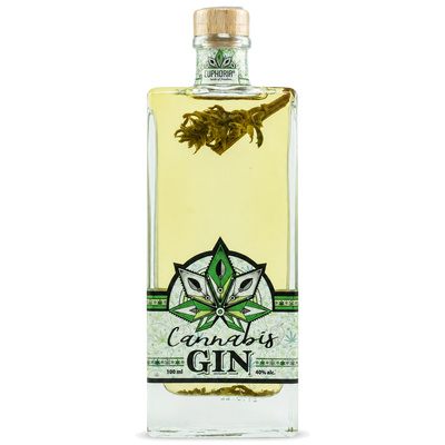 Mini GIN EUPHORIA CANNABIS  40%  0,1L