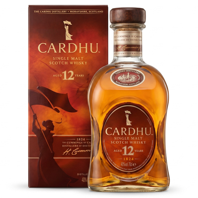 WHISKY CARDHU 12YO 40% 0,7L
