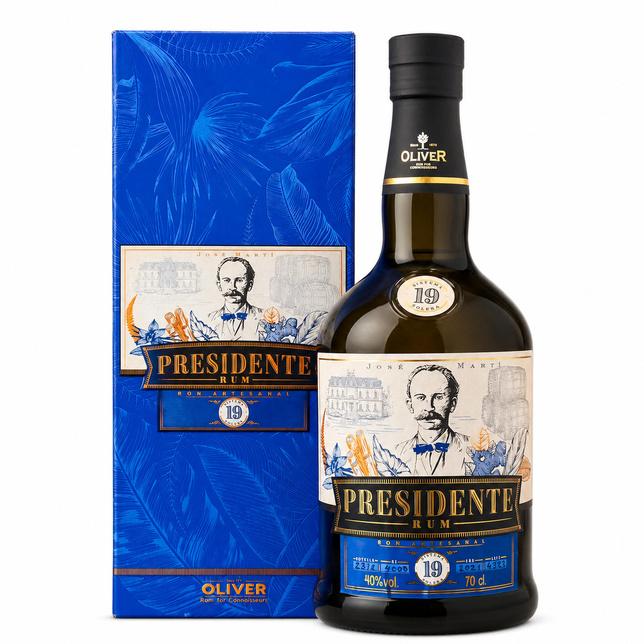 RUM PRESIDENTE MARTI 19YO 40% 0,7L