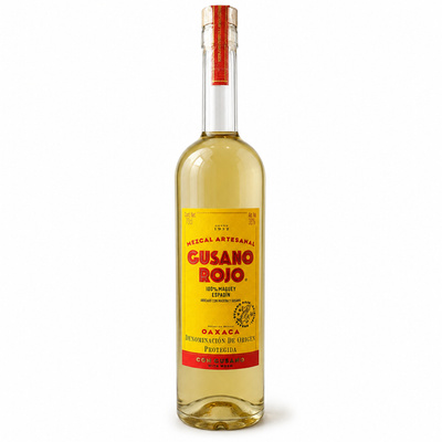 TEQUILA MEZCAL GUSANO ROJO 0,7L 38%