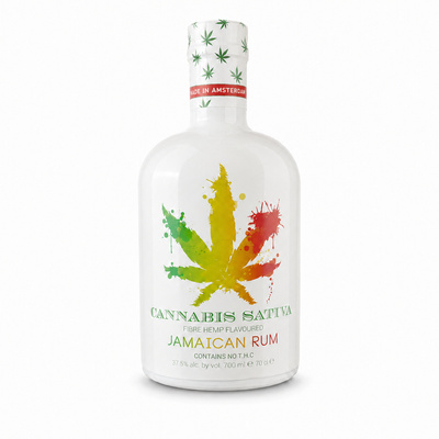 Rum Cannabis Sativa Jamaican 0,7 l 37,5%.